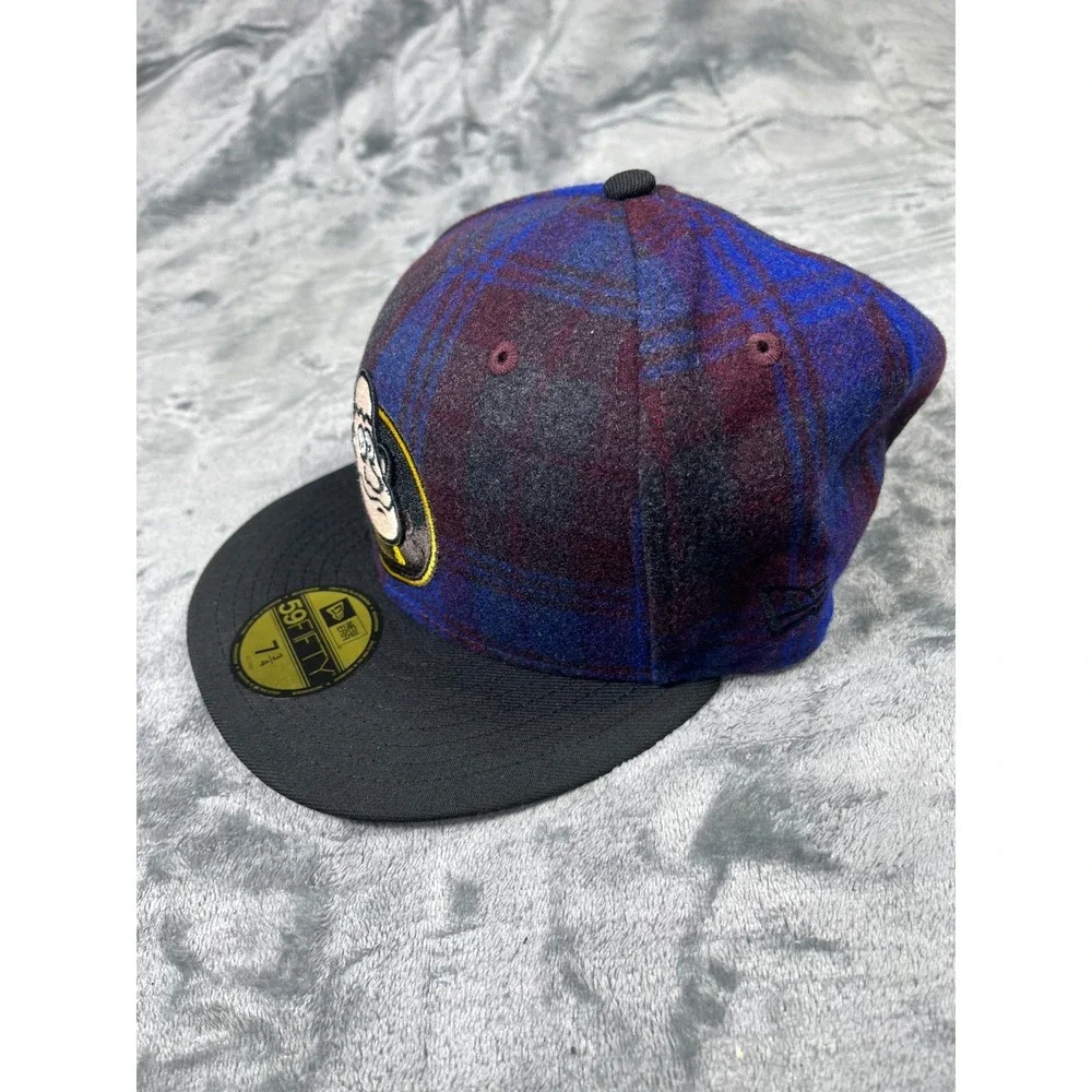 59fifty San Diego Padres Hat Cap 7 3/4 Fitted Retro‎ City Flannel Plaid Era NEW
